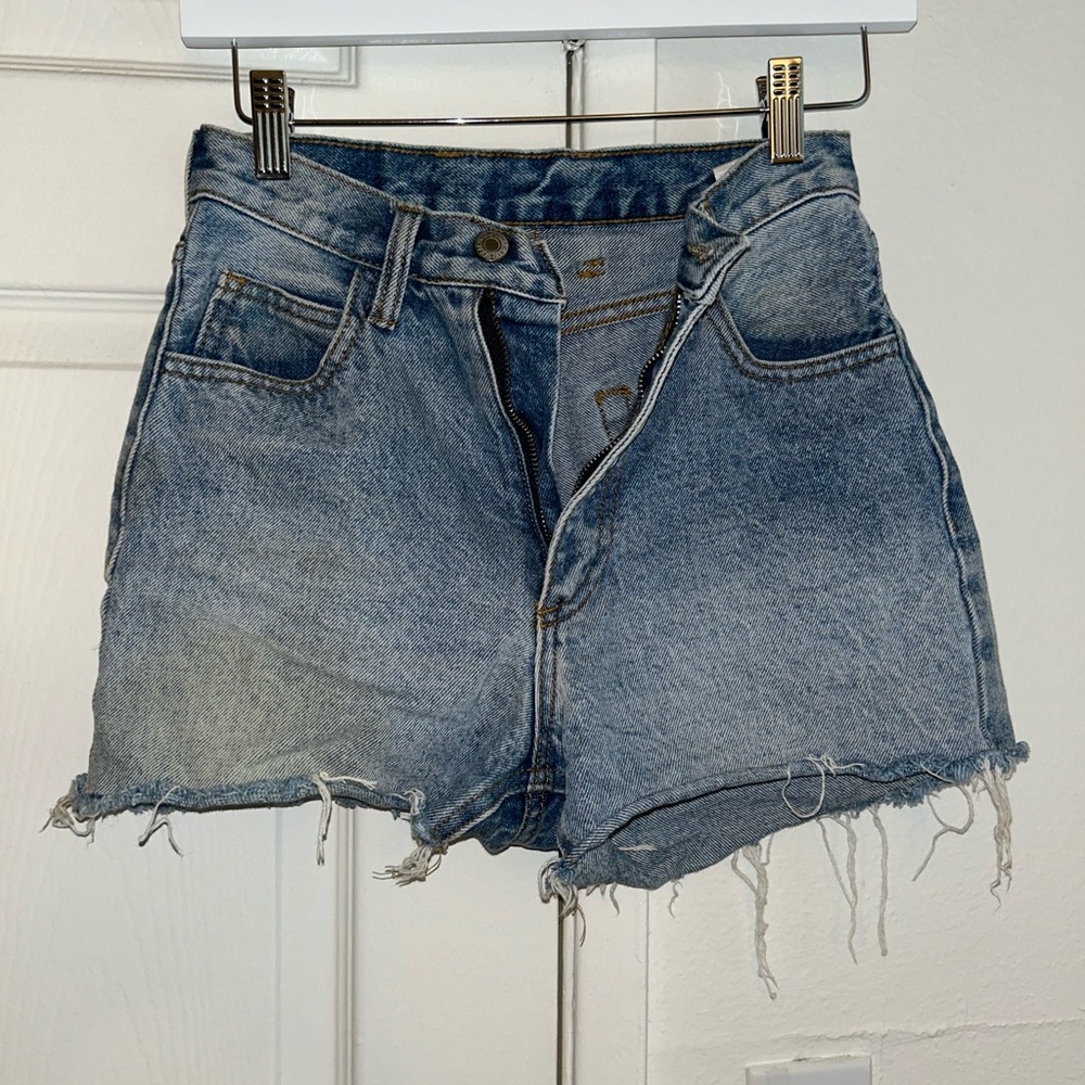 Brandy Meville blue denim shorts